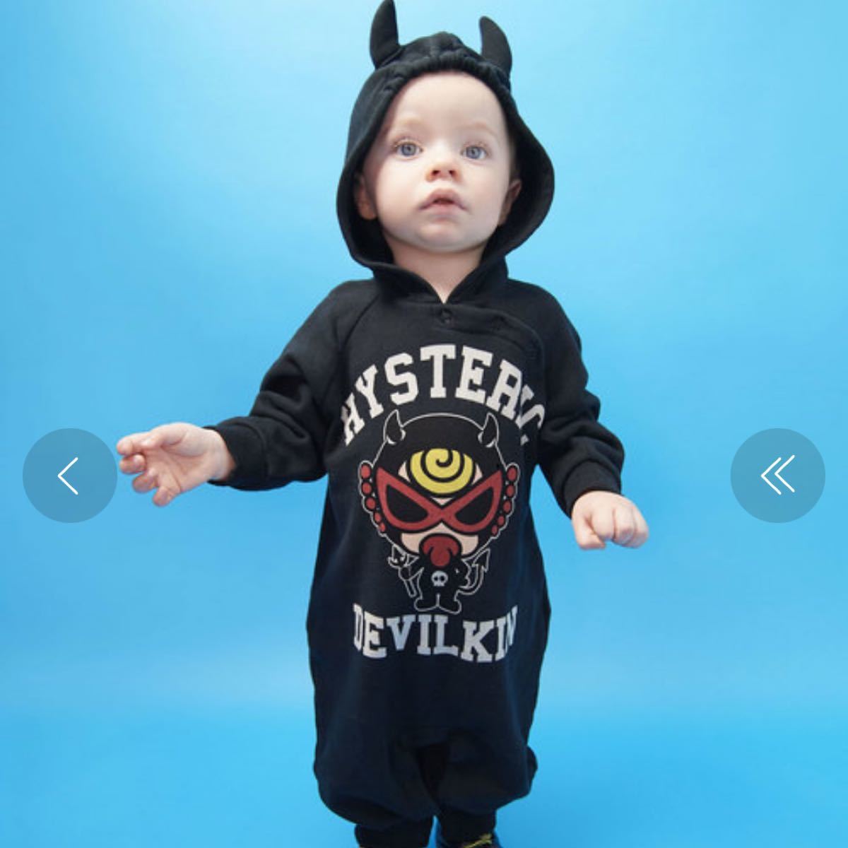 ヒステリックミニ ヒスミニ デビル つなぎ ロンパース 80〜90｜Yahoo