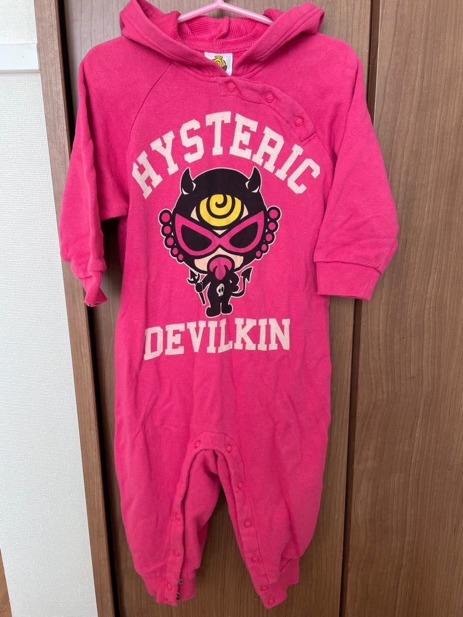 ヒステリックミニ ヒスミニ デビル つなぎ ロンパース 80〜90｜Yahoo