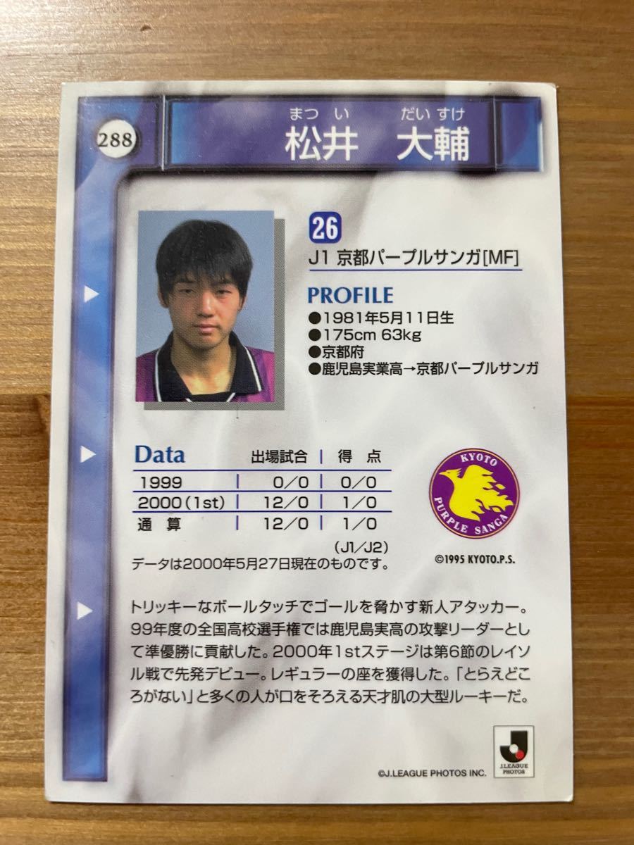 直筆サインカード】松井大輔 サッカー 京都サンガ 日本代表No2｜Yahoo