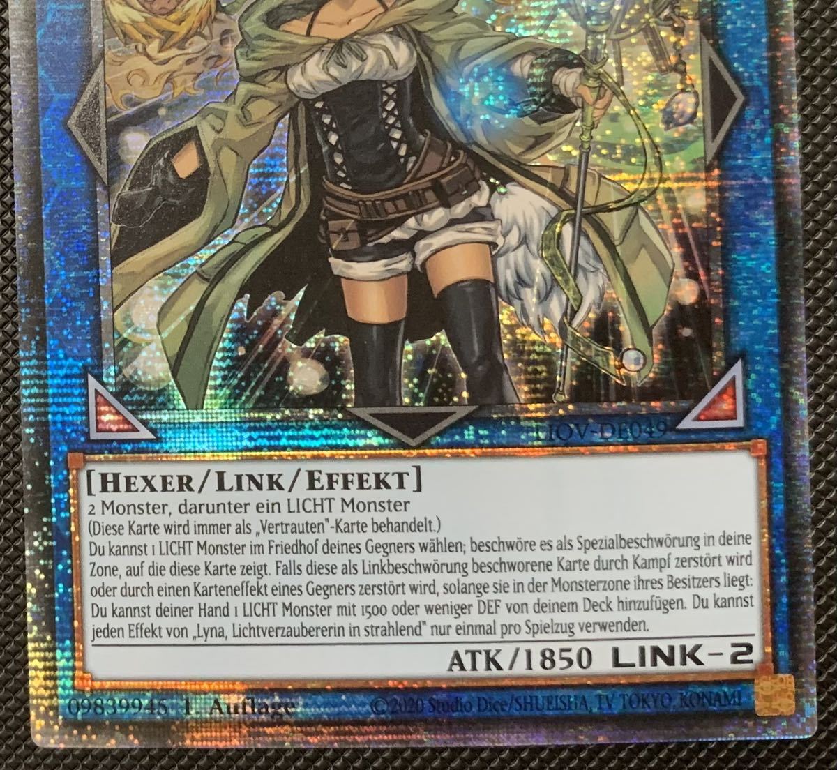 遊戯王 ドイツ版 EU LIOV 照耀の光霊使いライナ スターライトレア