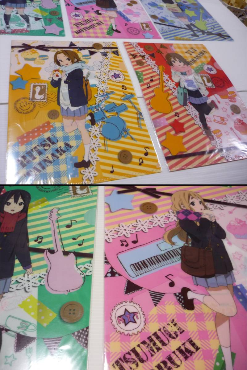 クリアファイル 10枚セット 「映画 けいおん 」ローソンフェア限定