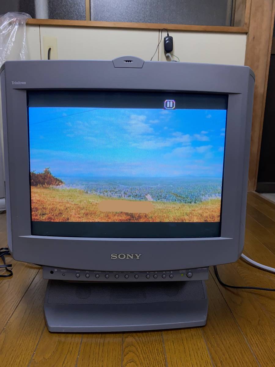 Yahoo!オークション - SONY 高解像度 トリニトロンカラーディスプレイ