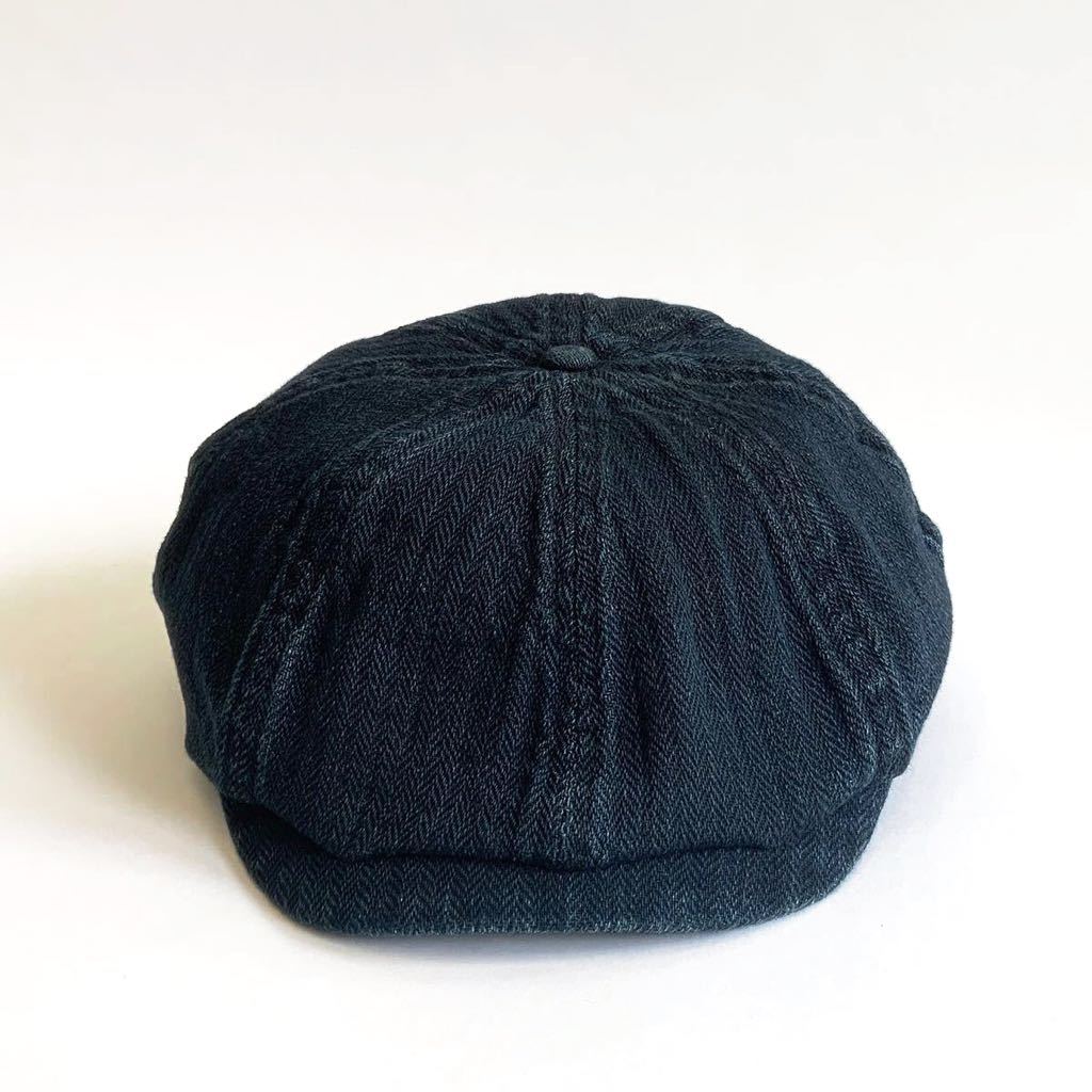 22SS 新品 DOUBLE RL RRL インディゴ ニュースボーイ キャップ ダブル