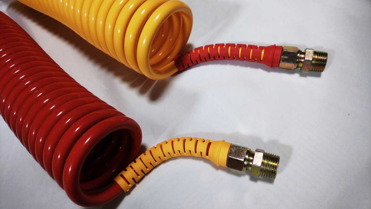 トレーラー スパイラル ホース エアー ブレーキ ホース コイル ホース