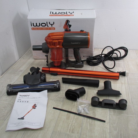 8196PS【未使用】iwoly 掃除機 V600 サイクロン 600W ハイパワー 超