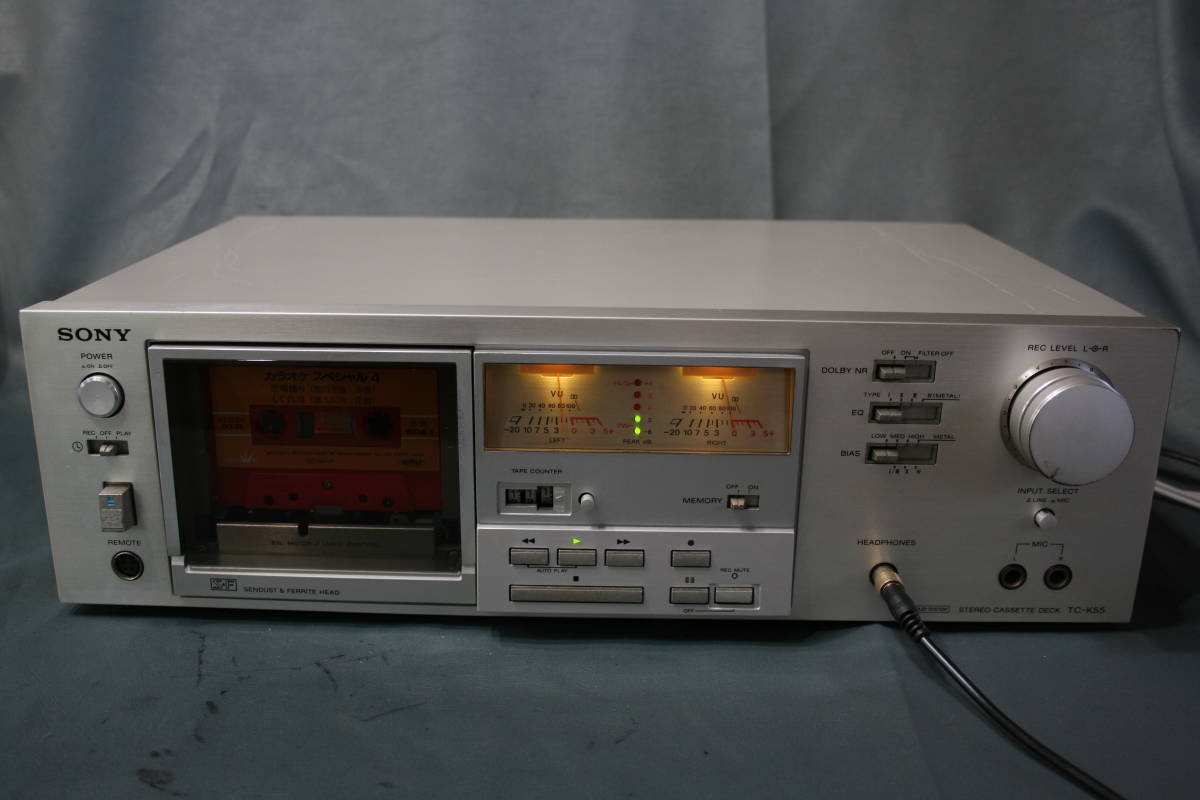 Yahoo!オークション - SONY カセットデッキTC-K55修理品動作OK