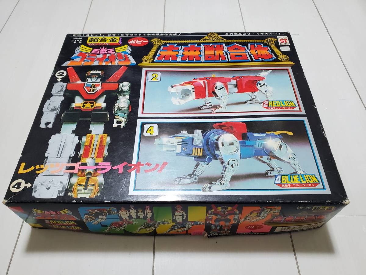 Yahoo!オークション - ポピー DX超合金 未来獣合体ゴライオン 2号 レッ