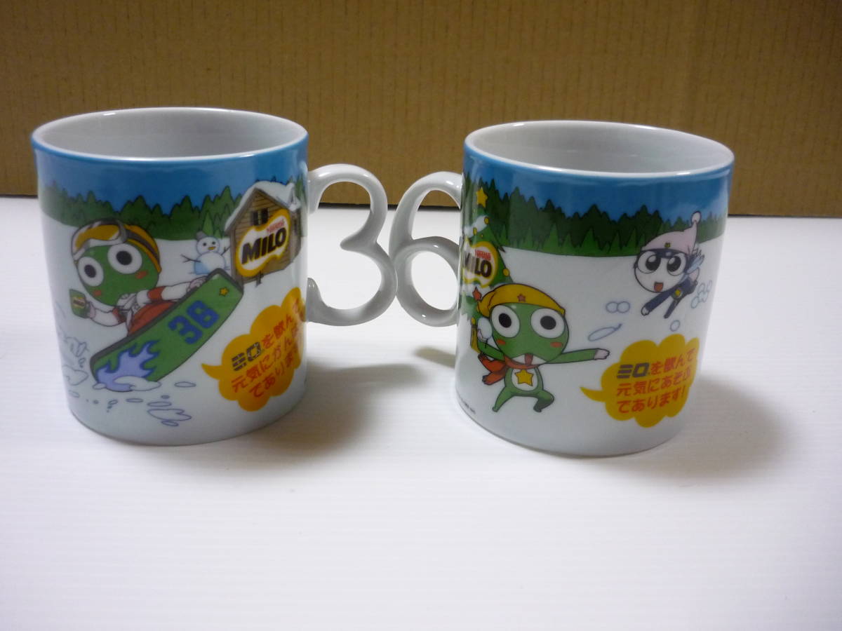 Yahoo!オークション - マグカップ 2個セット ケロロ軍曹 ミロ ネスレ N