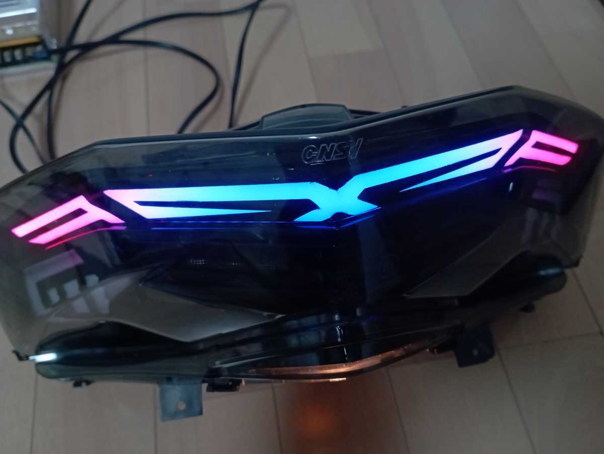 Yahoo!オークション - レインボーカラーシグナスX流れるウインカーテー