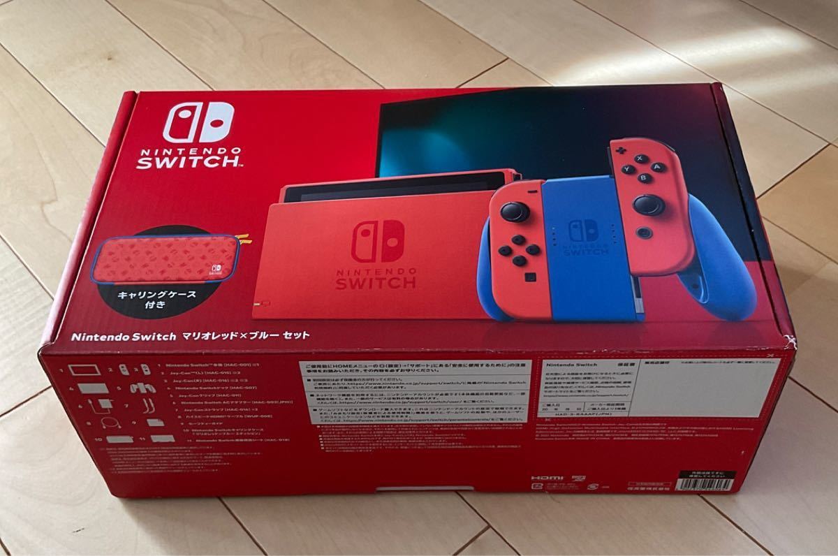 Nintendo Switch ニンテンドースイッチ本体 マリオレッド&ブルーセット