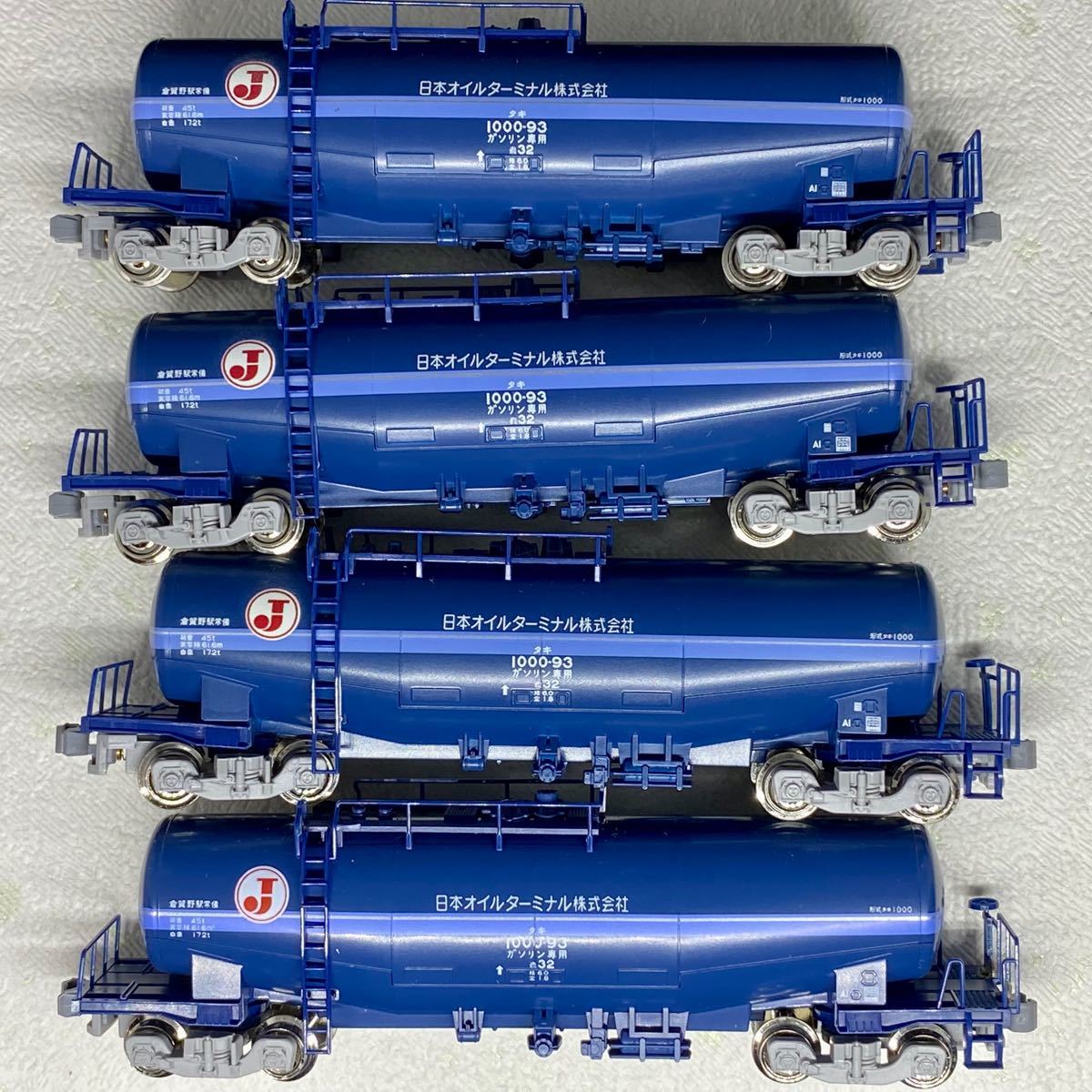 KATO 8037-1 タキ1000 日本オイルターミナル 水色帯 タキ1000-93 4両