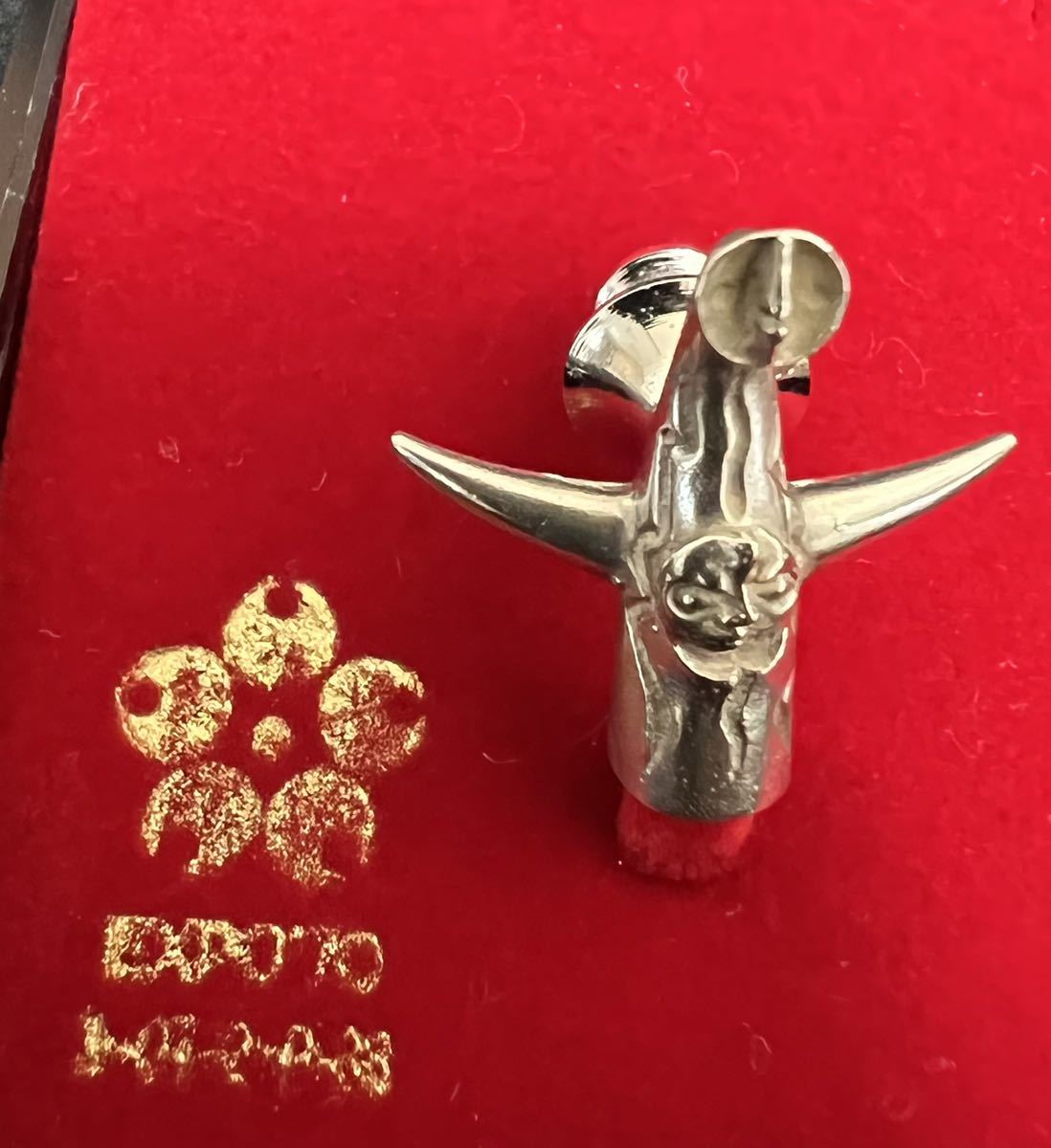 岡本太郎 太陽の塔 ミキモト タイピン シルバー 大阪万博 Expo'70 TARO