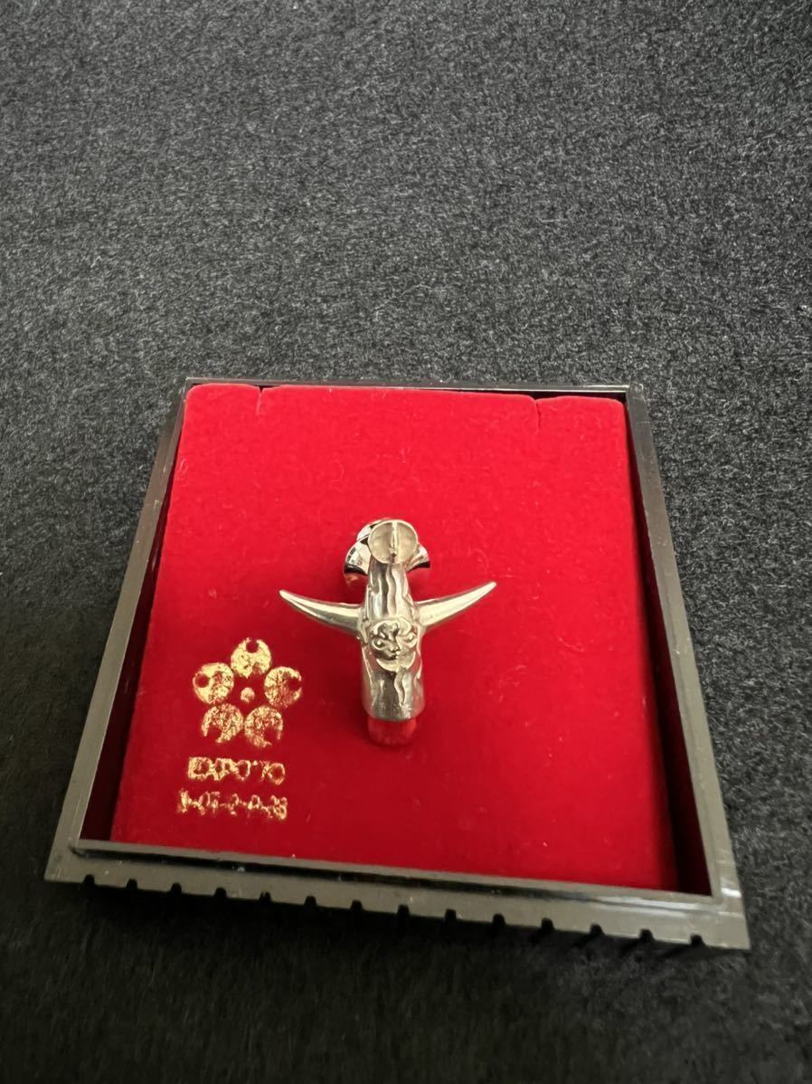岡本太郎 太陽の塔 ミキモト タイピン シルバー 大阪万博 Expo'70 TARO