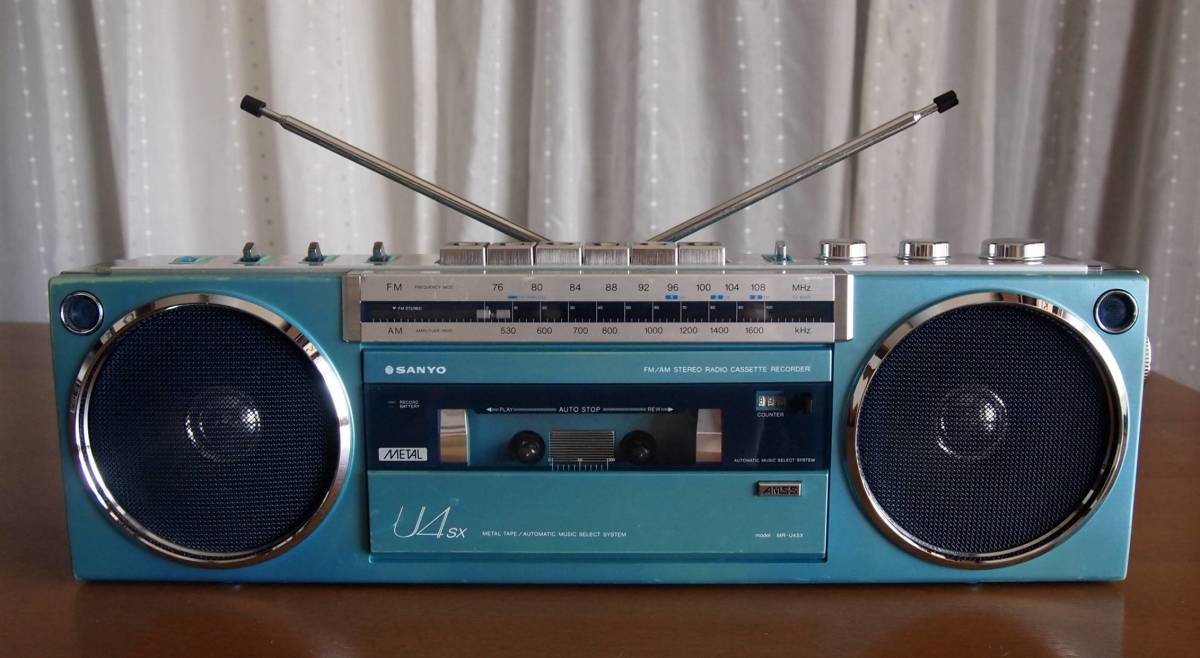 Yahoo!オークション - サンヨー SANYO MR-U4SX ラジカセ メタル対応 ブ