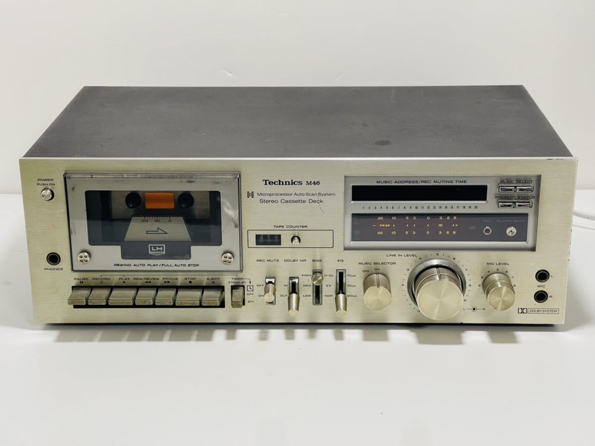 Yahoo!オークション - Technics RS-M46 テクニクス カセットデッキ 再