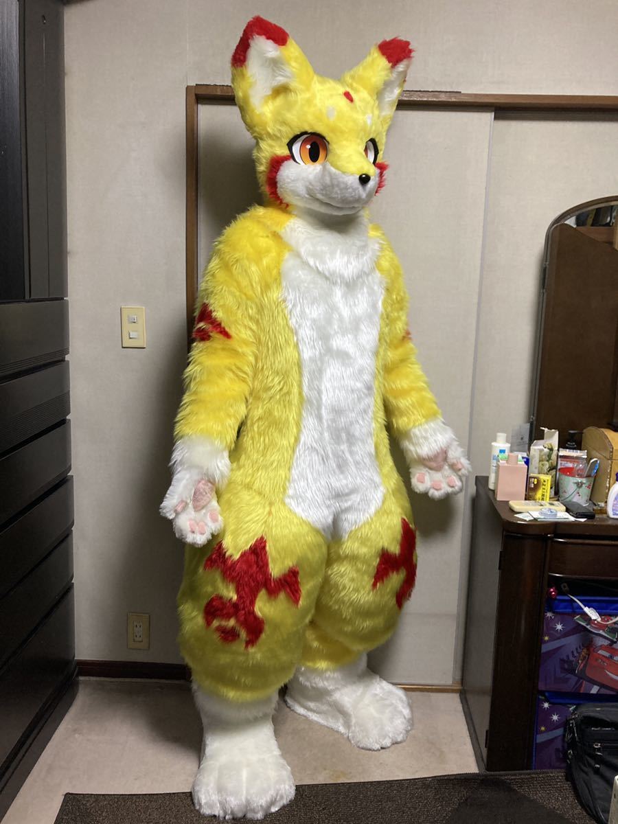 Yahoo!オークション - 最終値下げ ケモノ 着ぐるみ ファースーツ fursu
