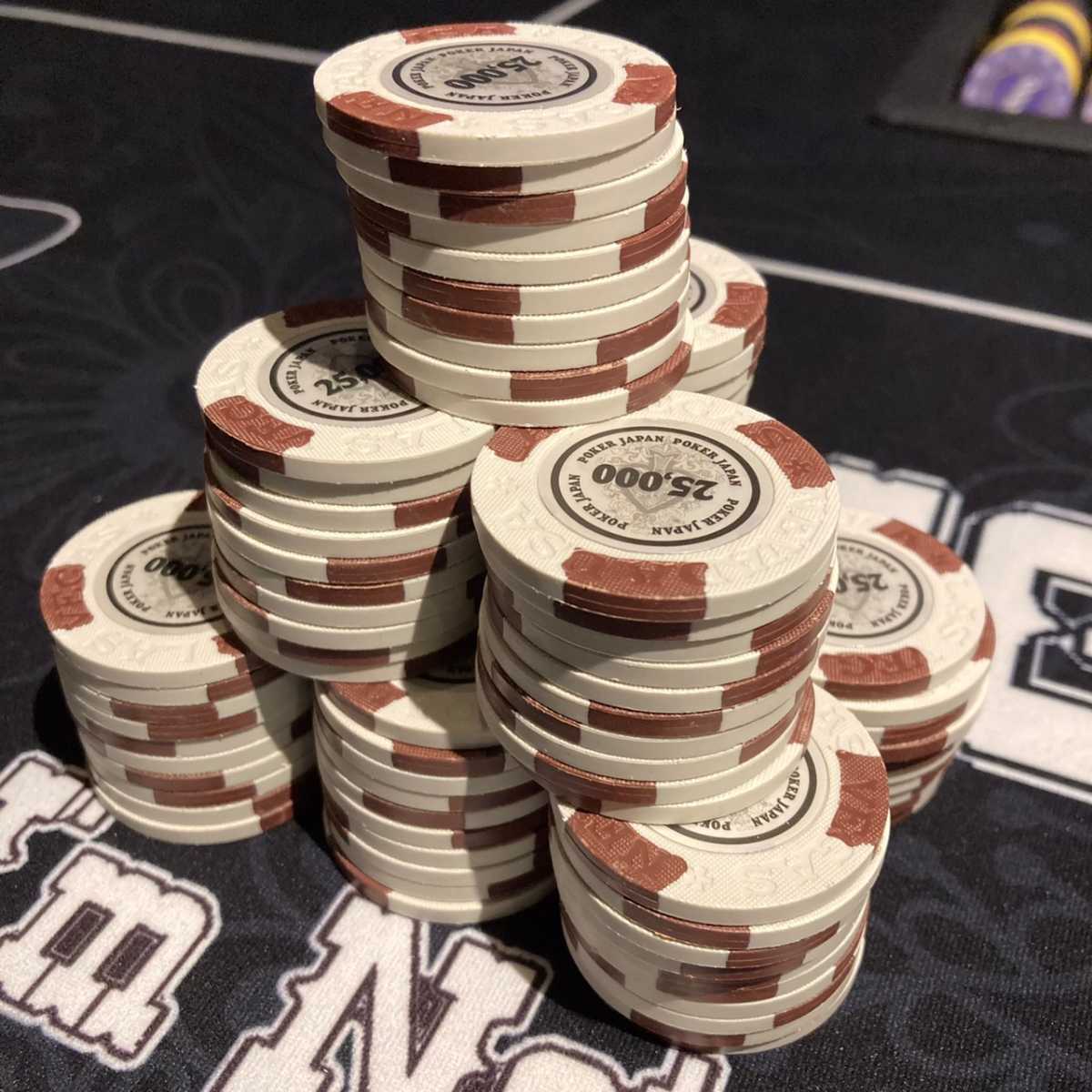 ラスベガスネバダ クレイポーカーチップ 新品 25枚セット｜Yahoo