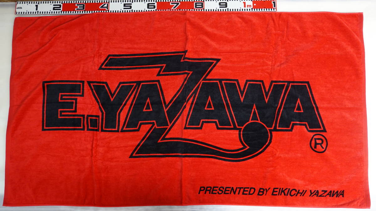 Yahoo!オークション - 3080矢沢永吉スペシャルビーチタオル 赤 定番ロ