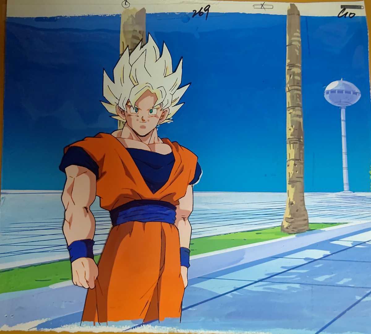 Yahoo!オークション - ドラゴンボール スーパーサイヤ人孫悟空 背景付