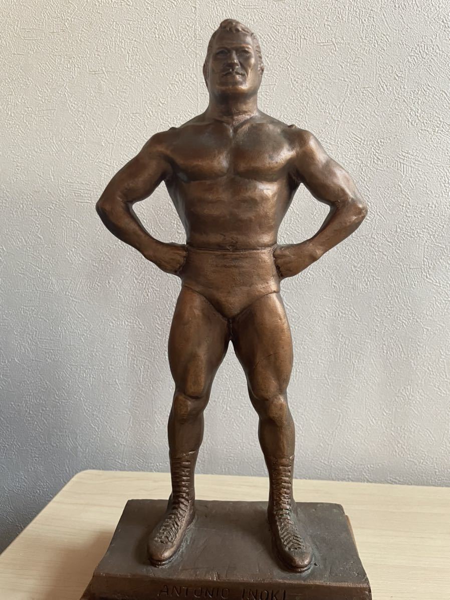 Yahoo!オークション - アントニオ猪木 ブロンズ像 銅像 MANスポーツ 約