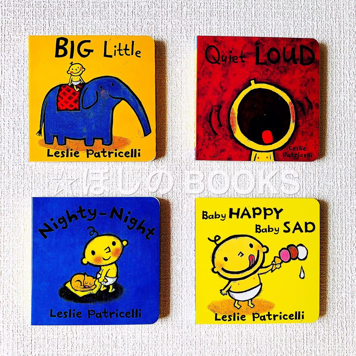 BIG little他4冊】ボードブック/英語/絵本/ストーリー/Leslie