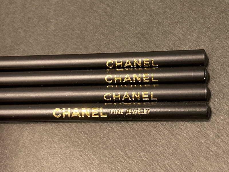 送料無料 未使用 CHANEL シャネル 鉛筆 非売品 ノベルティ 4本まとめ