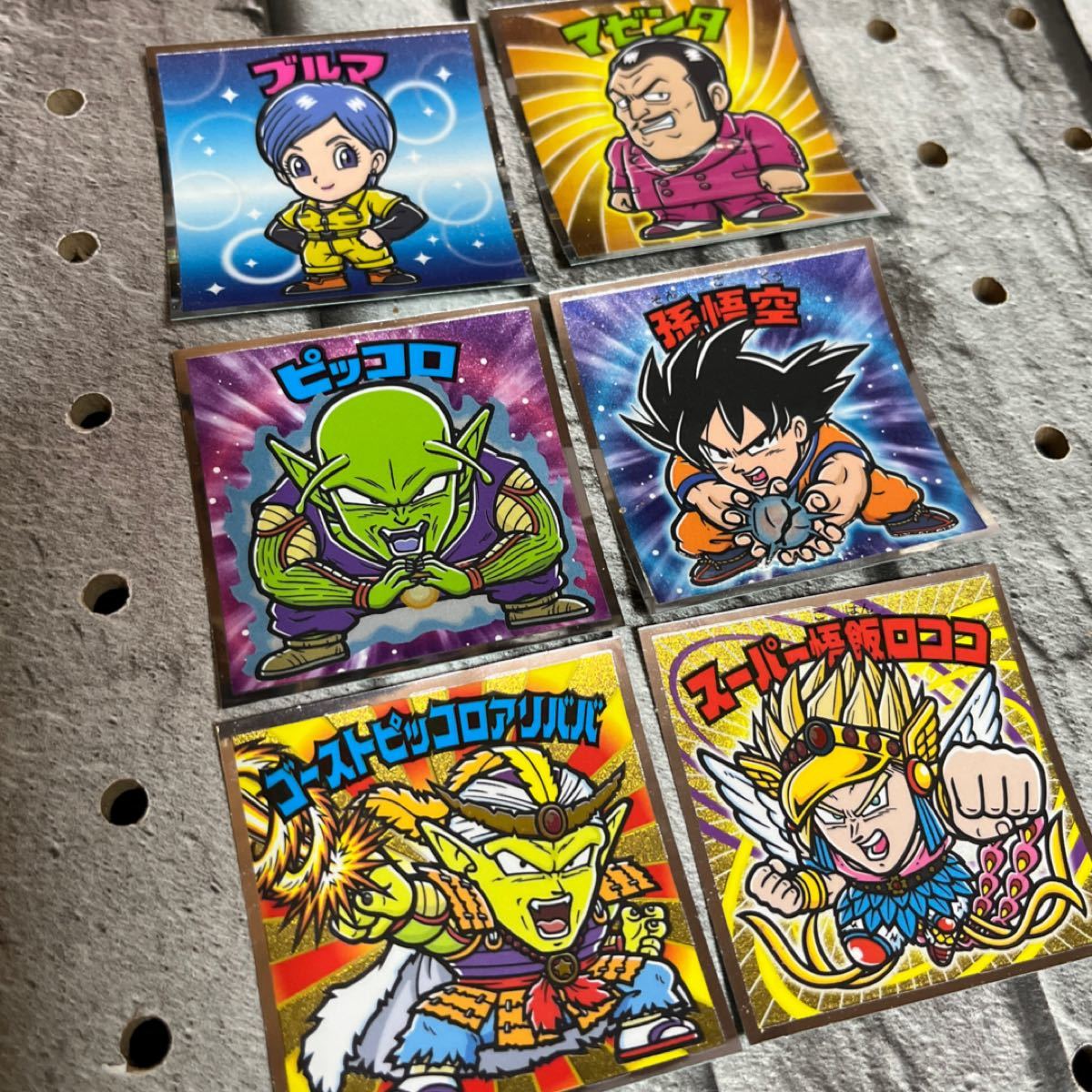 ドラゴンボールマンチョコ超SH コレクターシール ビックリマン