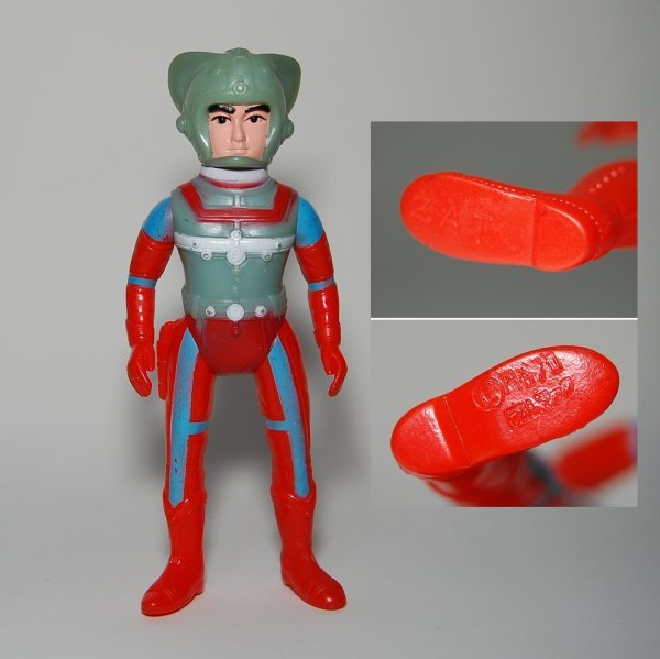 Yahoo!オークション - ZAT隊員 ウルトラマンタロウ ソフビ ブルマァク