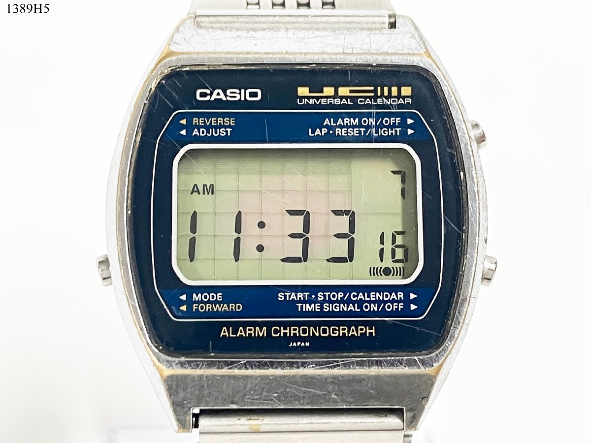 Yahoo!オークション - 稼働品 CASIO カシオ CASIO アラームクロノグラ