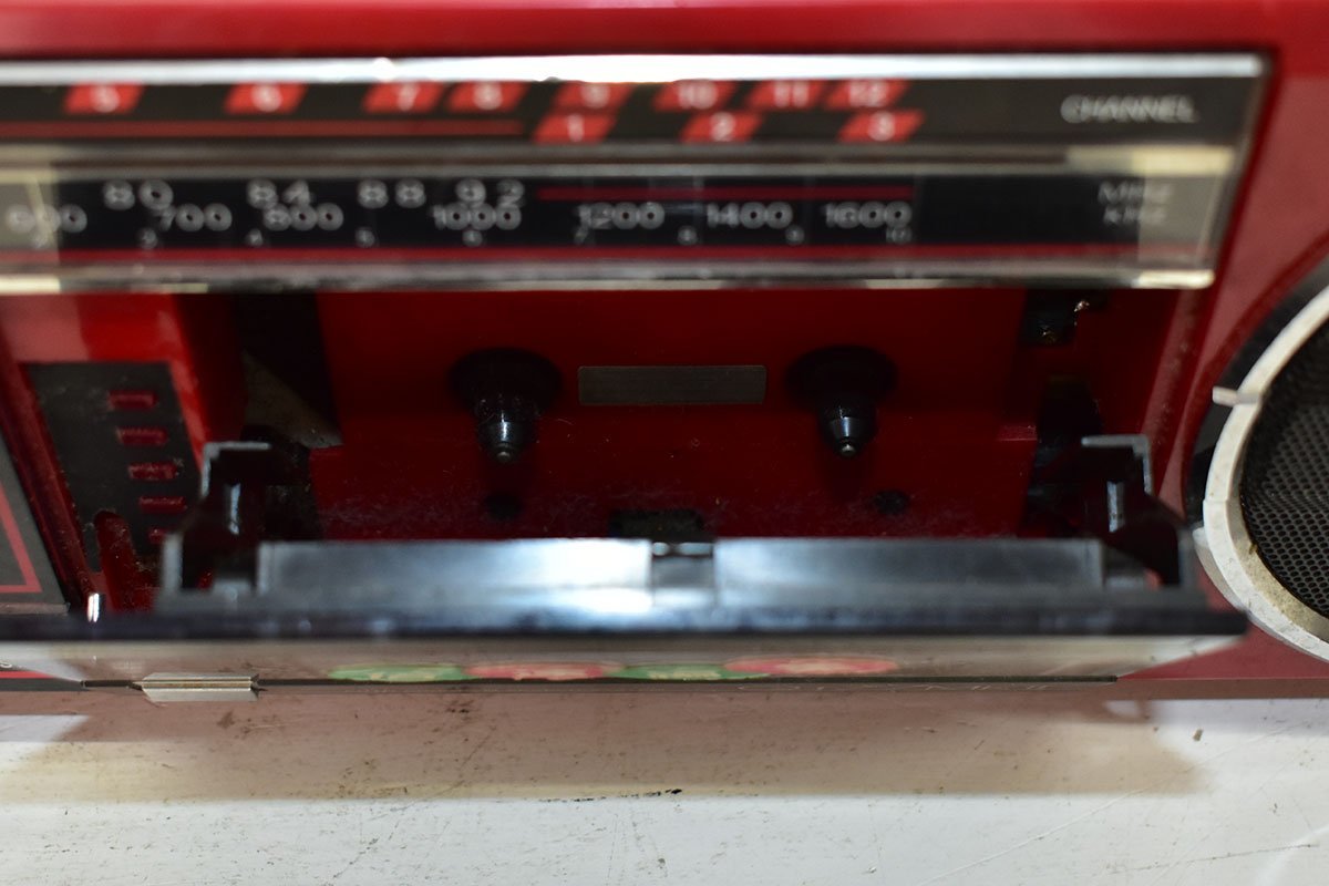 Yahoo!オークション - SHARP QT-77 MKII ダブルラジカセ レッド [シャ