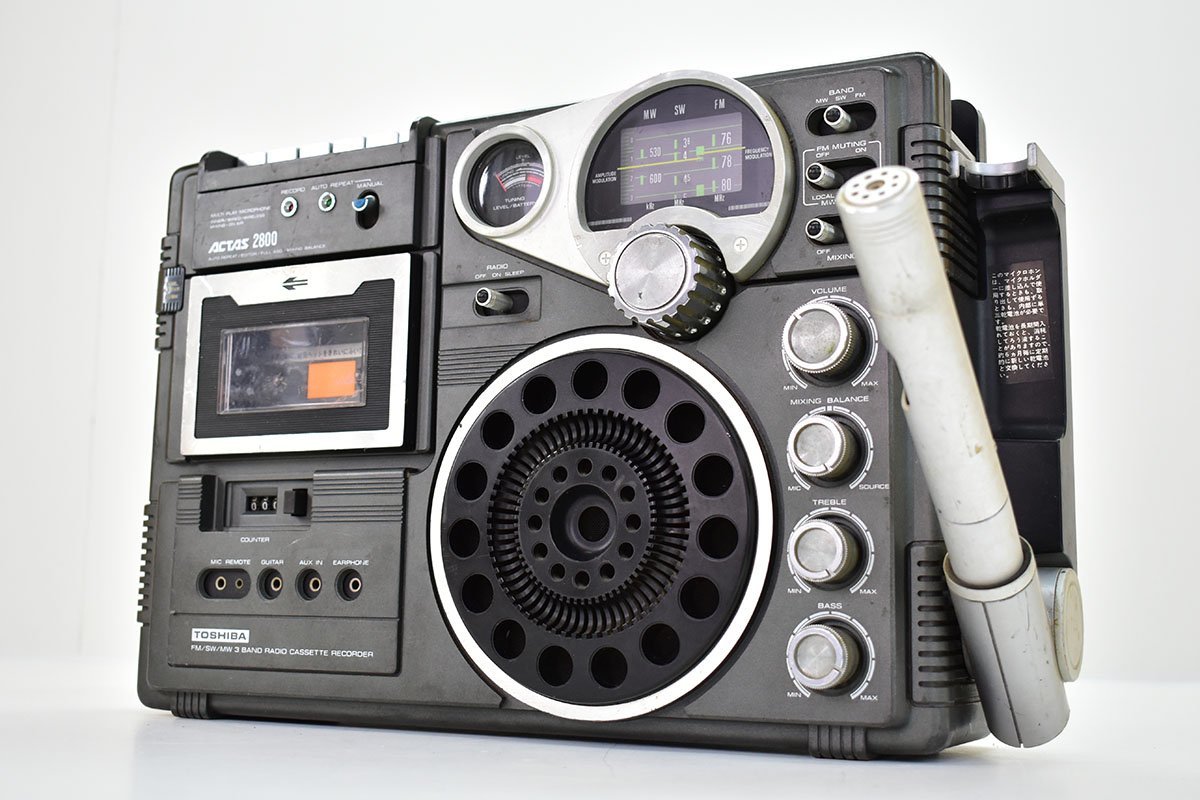 Yahoo!オークション - TOSHIBA RT-2800 ACTAS2800 ラジカセ[東芝][アク