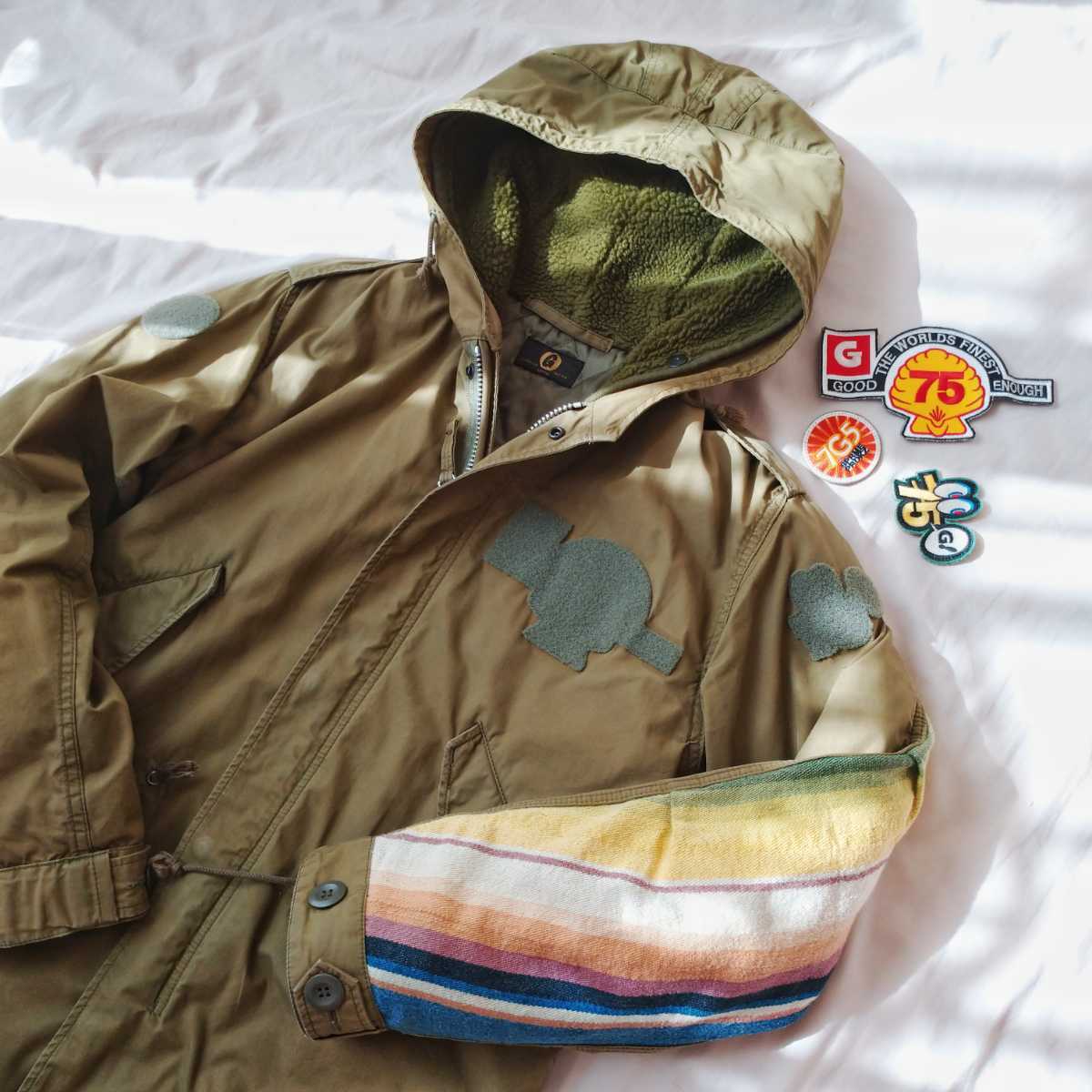 Yahoo!オークション - 100着限定 goodenoughモッズコート グッドイナ