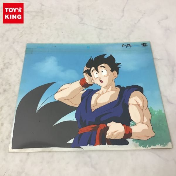 Yahoo!オークション - 1円〜 セル画 背景付 ドラゴンボール 孫悟飯 青