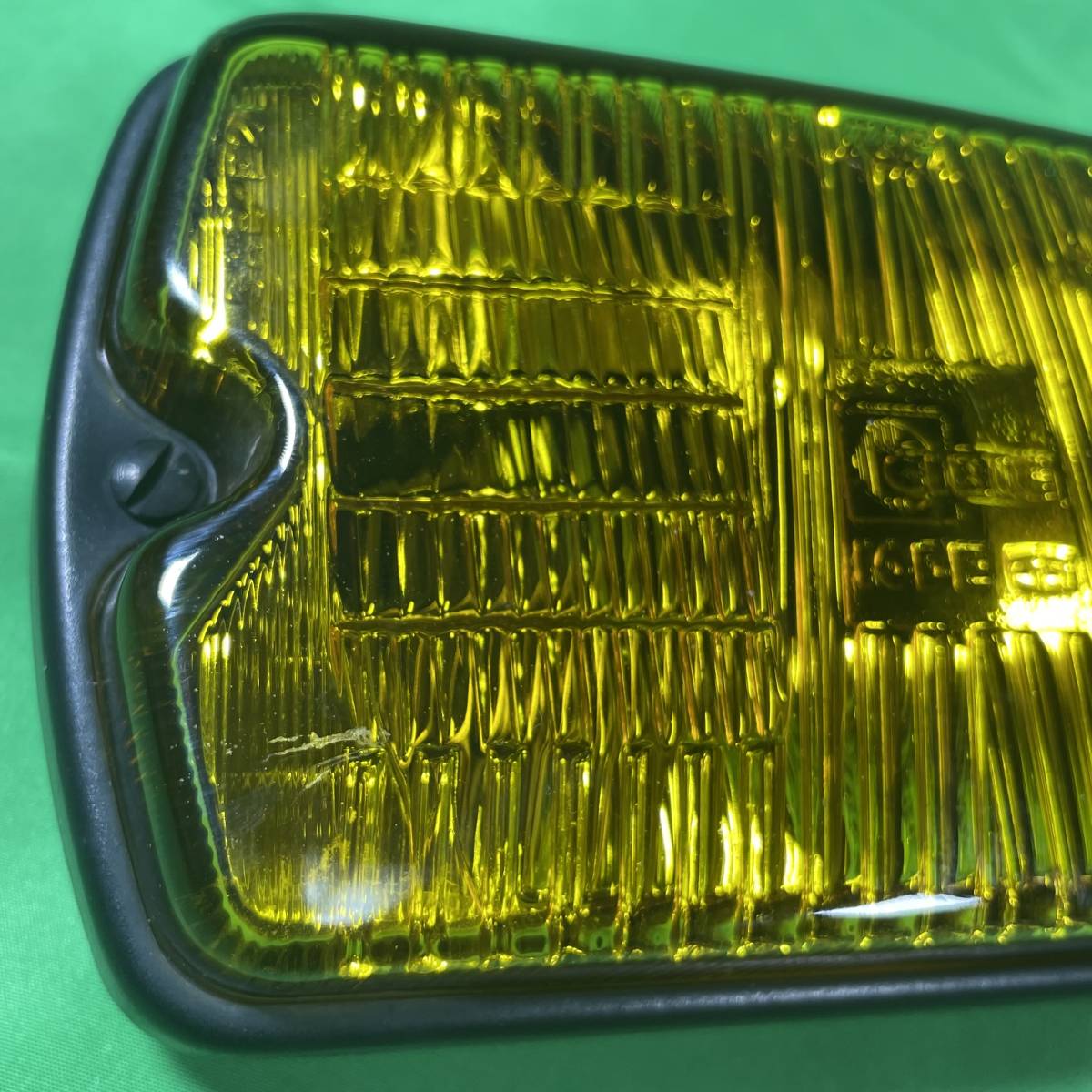 希少 未使用 当時物 CIBIE シビエ 35 イエローフォグ ライト 角 カバー