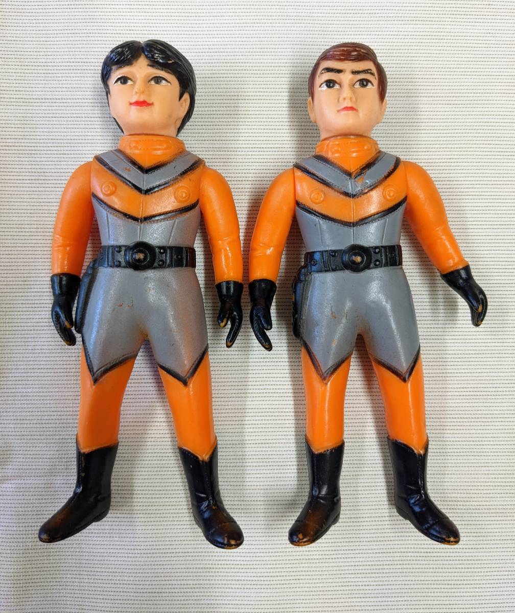 Yahoo!オークション - 当時物 ウルトラマンA TAC隊員 男女2体 ブルマ