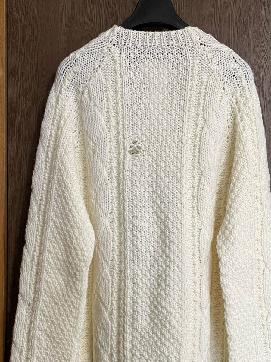 XL新品55%off メゾンマルジェラ デストロイ アランニット