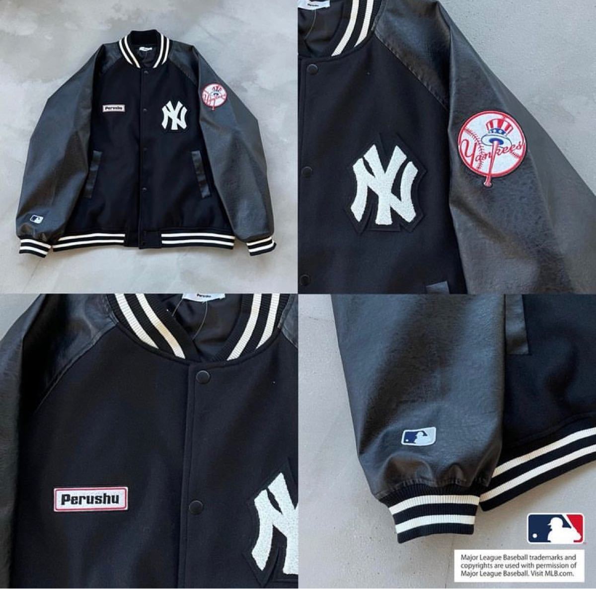 Perushu×MLB】オーバーサイズスタジャン｜Yahoo!フリマ（旧PayPayフリマ）