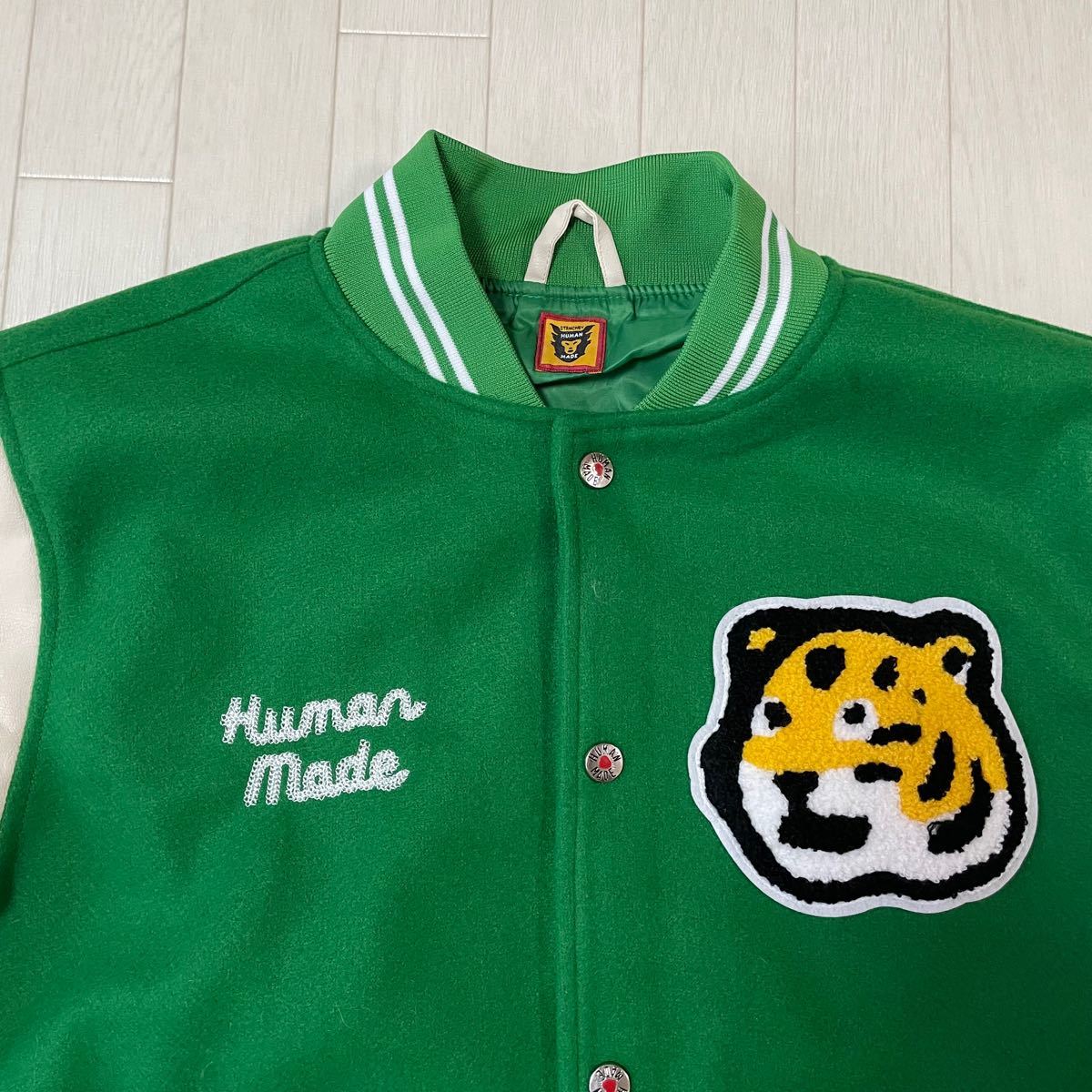 HUMAN MADE スタジャン 虎 グリーン｜Yahoo!フリマ（旧PayPayフリマ）