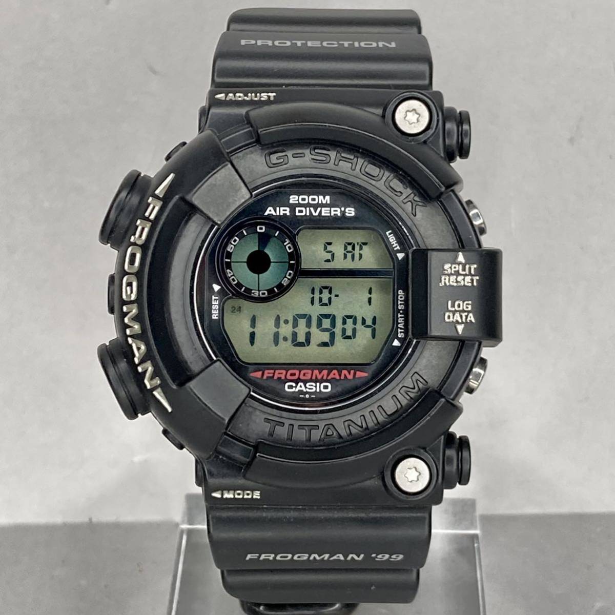 Yahoo!オークション - 極美品 G-SHOCK DW-8200ZU-1T FROGMAN'99 フロッ