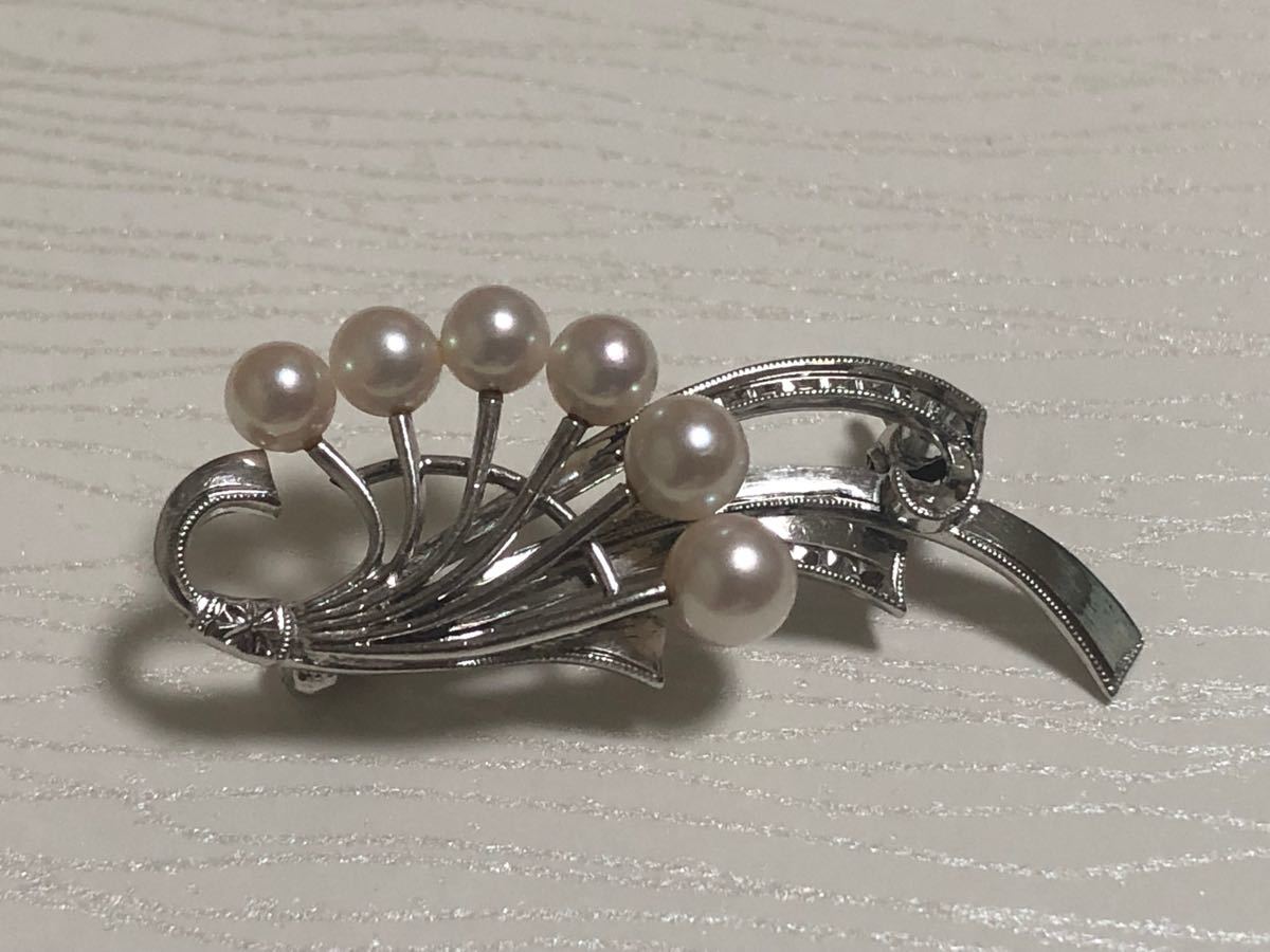 ミキモト 真珠のブローチ M刻印 6珠｜Yahoo!フリマ（旧PayPayフリマ）