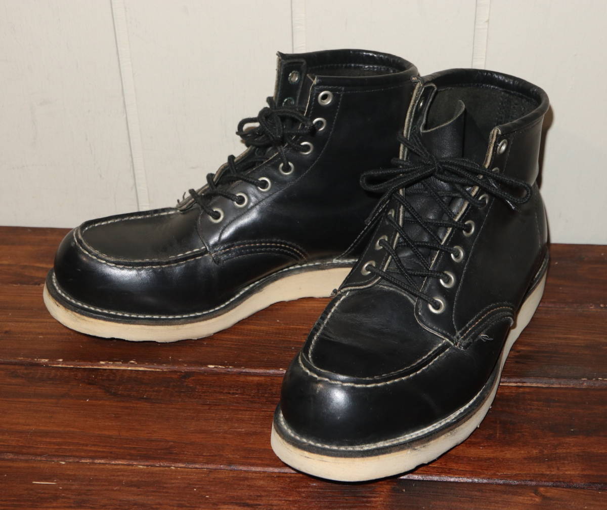 Yahoo!オークション - 刺繍羽タグ RED WING レッドウィング 8179 黒セ