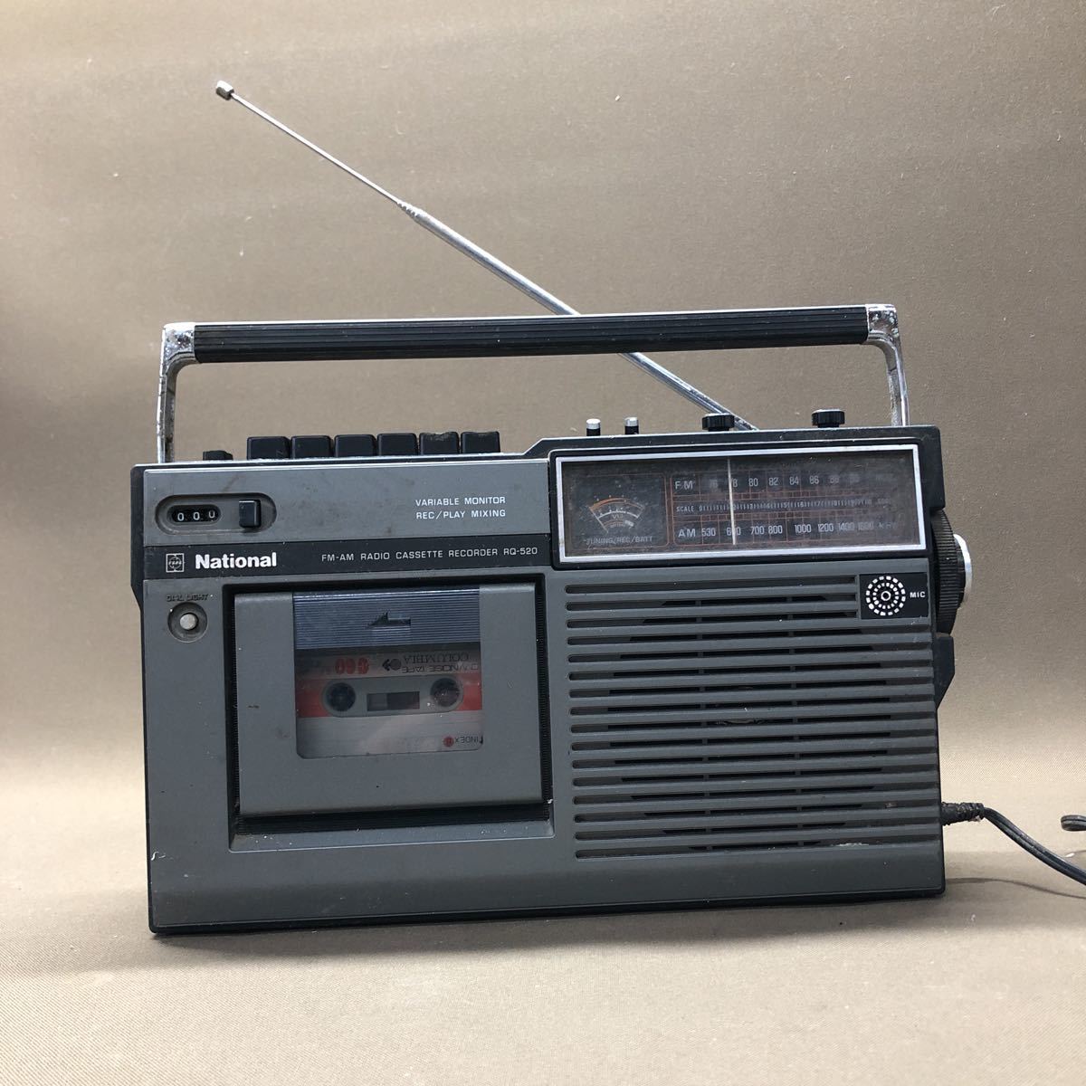 Yahoo!オークション - 7886 【ジャンク】National RQ-520 FMAM ラジオ