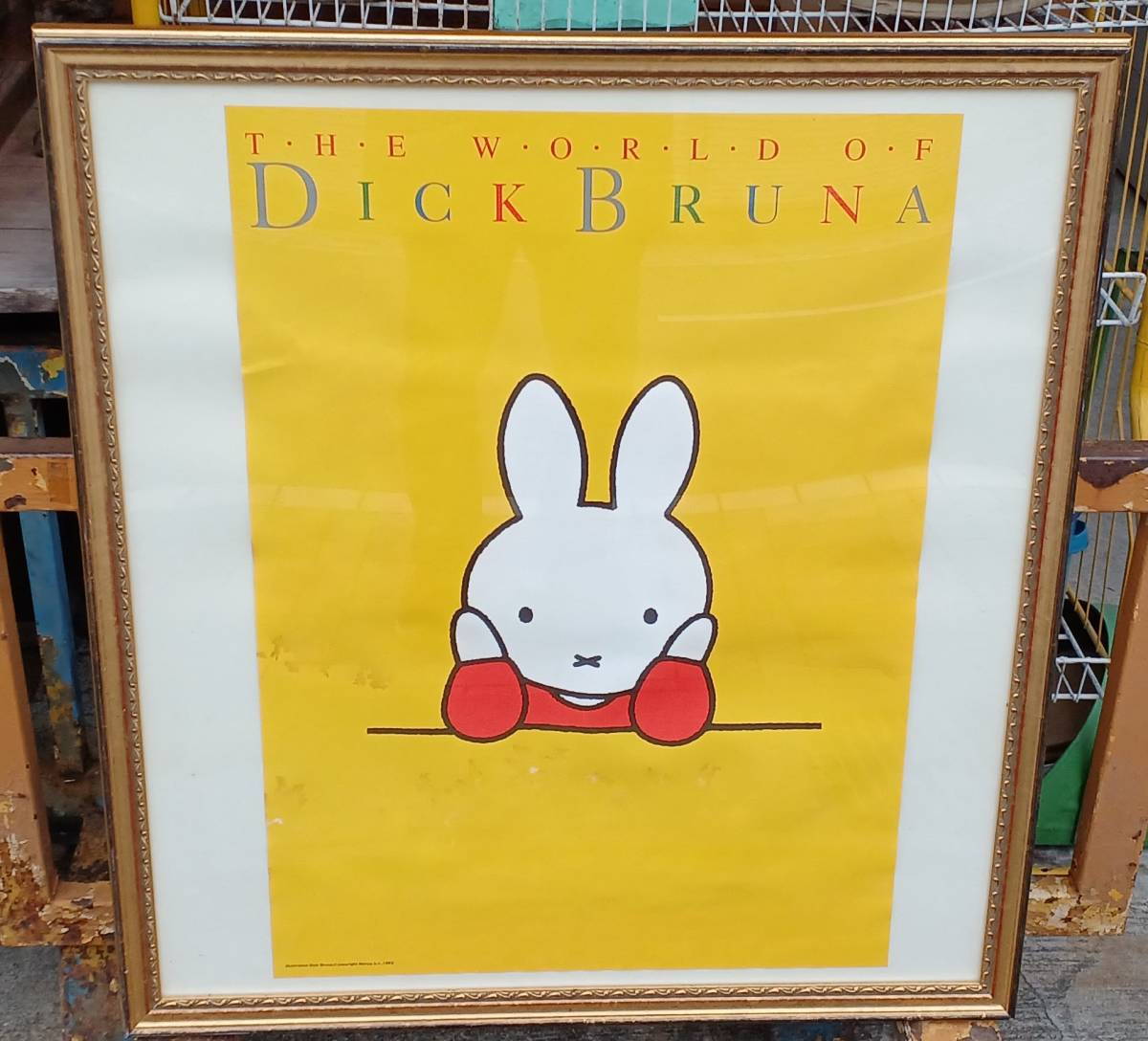 Yahoo!オークション - 秀品 「ミッフィーシルクスクリーンポスター 額