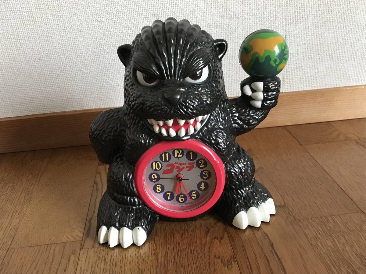 Yahoo!オークション - 1997年 レトロ【Godzilla】ゴジラ目覚まし時計
