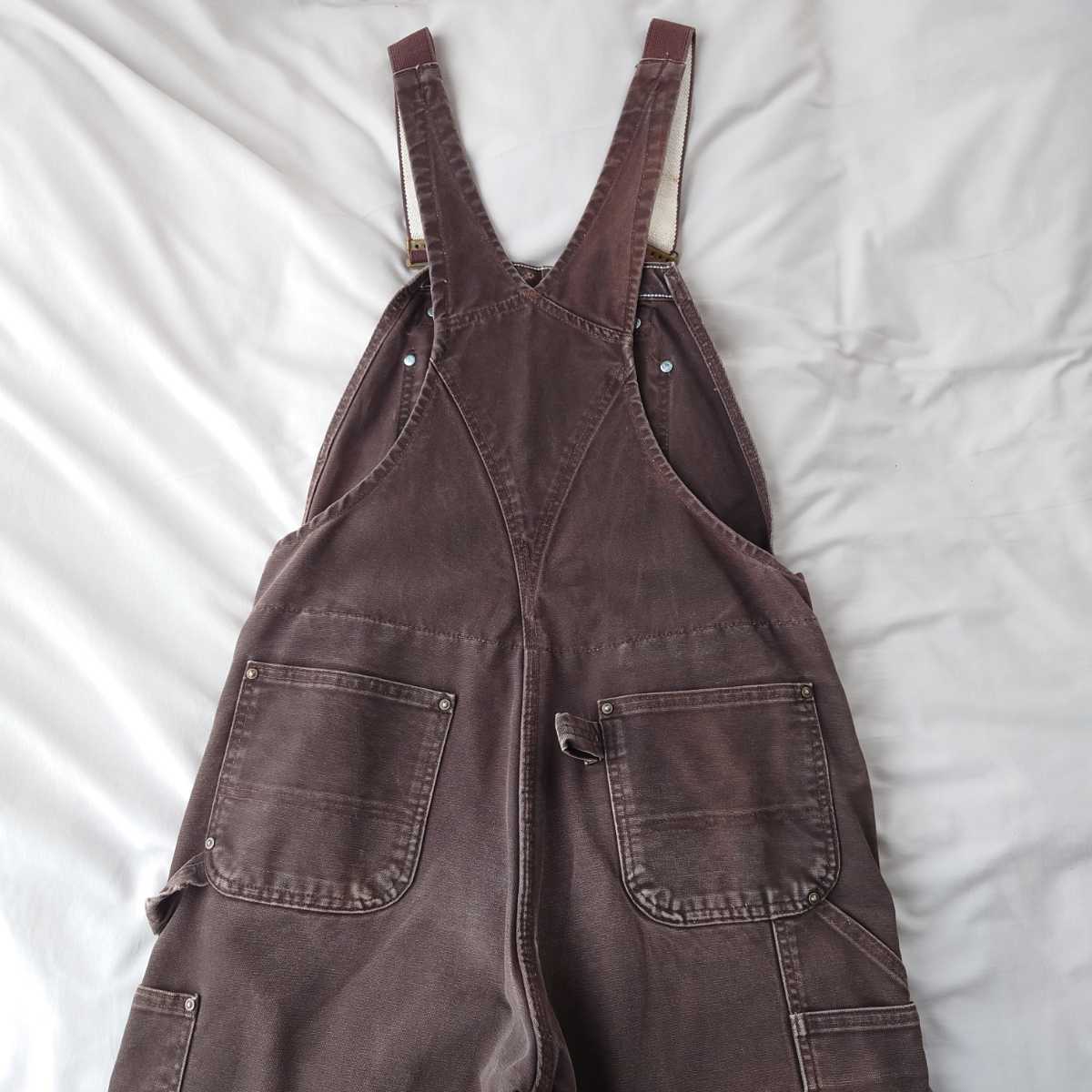 Carhartt カーハート ダック地 ダブルニーオーバーオール ダーク