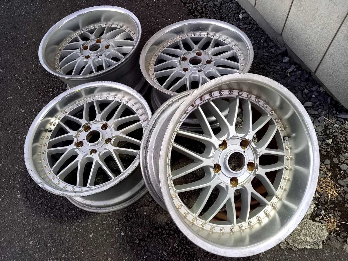 Yahoo!オークション - 当時物 深リム マナレイ メッシュ 8.5J 9.5J PCD