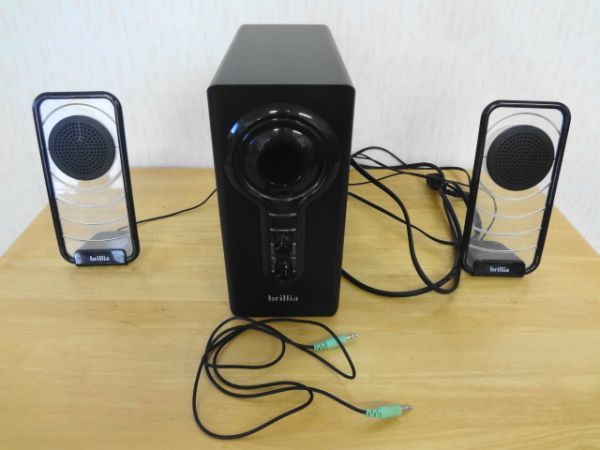 Yahoo!オークション - AN21-446 アズマ brillia 2.1ch スピーカーシス