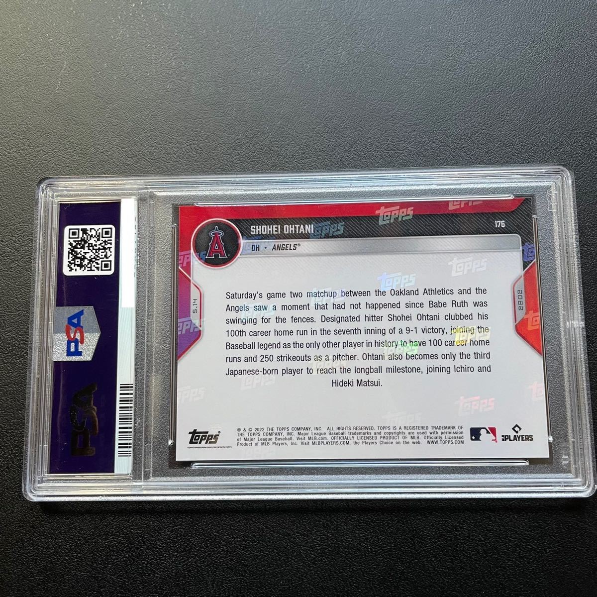 PAS10 世界38枚】大谷翔平 MLB 100号HR カード topps now｜Yahoo