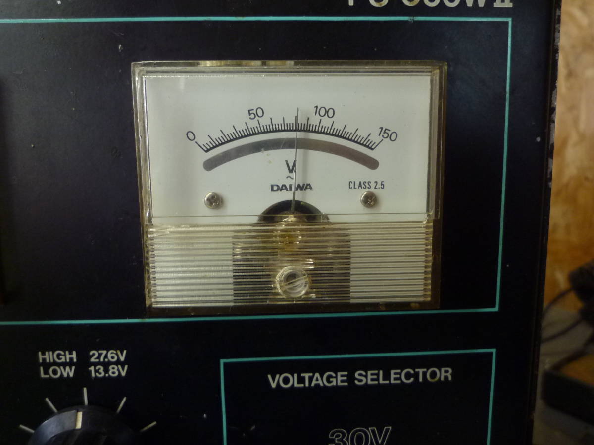 Yahoo!オークション - 希少 ダイワ PS-560WⅡ 直流安定化電源(3～30V/M