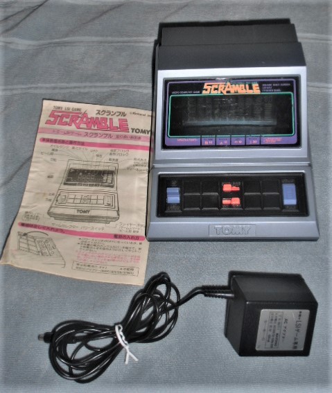 トミー LSIゲーム スクランブル アダプター付き 動作確認済み 昭和